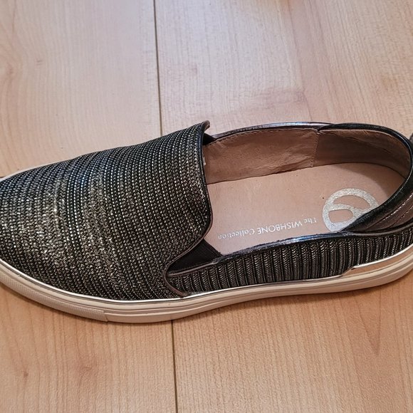 Browns Wishbone Lola Chain Slip On Sneakers Size 5 - Picture 9 of 14